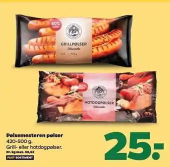 Netto Pølsemestreren pølser tilbud