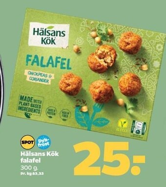 Netto Hälsans kök falafel tilbud