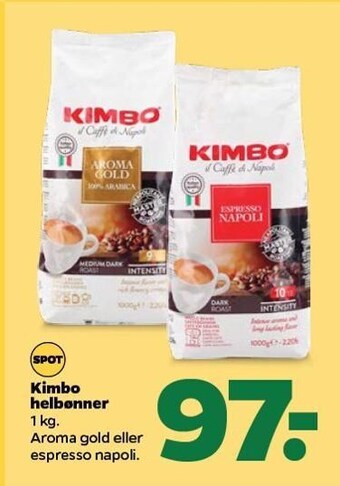 Netto Kimbo helbønner tilbud
