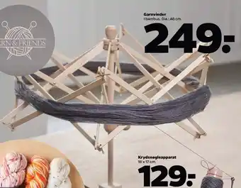 Netto Garnvinder el. krydsnøgleapparat tilbud
