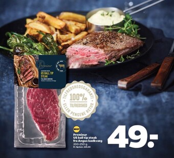 Netto Premieur us ball tip steak tilbud
