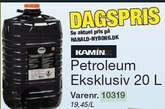 Harald Nyborg Petrioleum eksklusiv 20 l se aktuel pris på harald-nyborg.dk tilbud