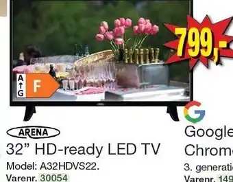 Harald Nyborg 32" hd-ready led tv tilbud