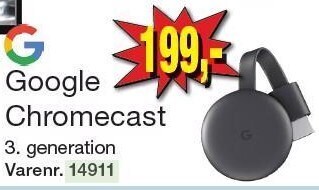 Harald Nyborg Google chromecast tilbud
