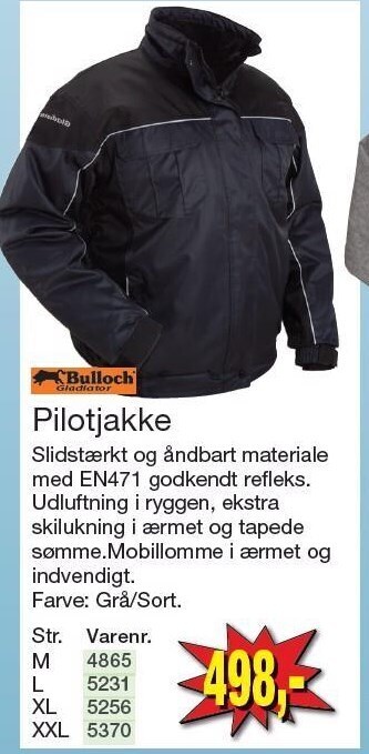 Harald Nyborg Pilotjakke tilbud