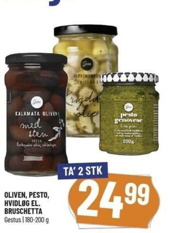 Løvbjerg Oliven, Pesto, Hvidløg El. Bruschetta 180-200g tilbud