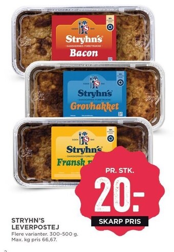 MENY Stryhn's leverpostej tilbud