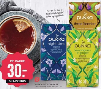 MENY Pukka økologisk te tilbud