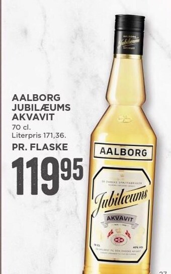 MENY Aalborg jubilæums akvavit tilbud