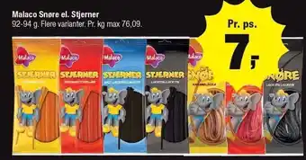 Calle Snøre el. stjerner tilbud