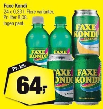 Calle Faxe kondi tilbud