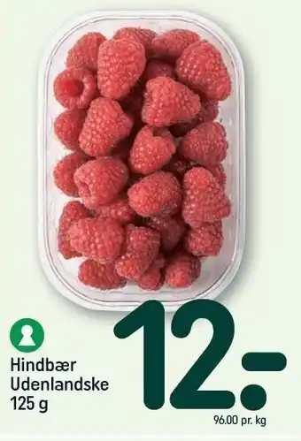 REMA 1000 Hindbær udelandske tilbud