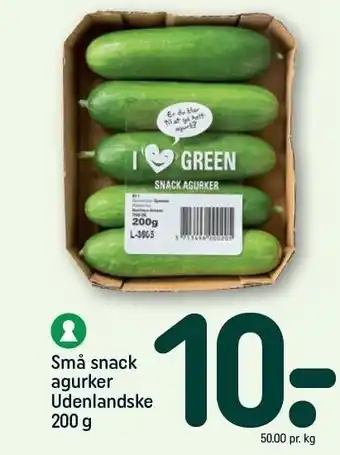 REMA 1000 Små snack agurker udelandske tilbud