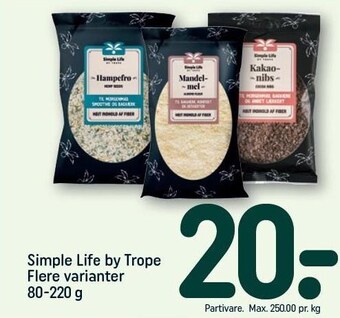 REMA 1000 Simple life by trope tilbud