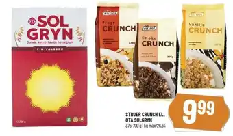 Løvbjerg Struer Crunch El. Ota Solgryn 375-700 g tilbud