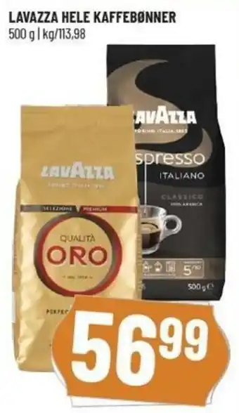Løvbjerg Lavazza Helle Kaffebønner 500g tilbud