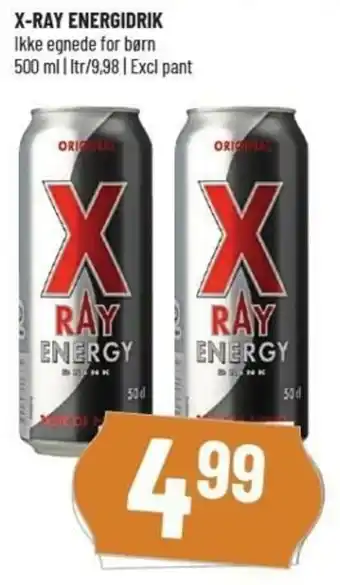 Løvbjerg X-Ray Energidrik 500ml tilbud