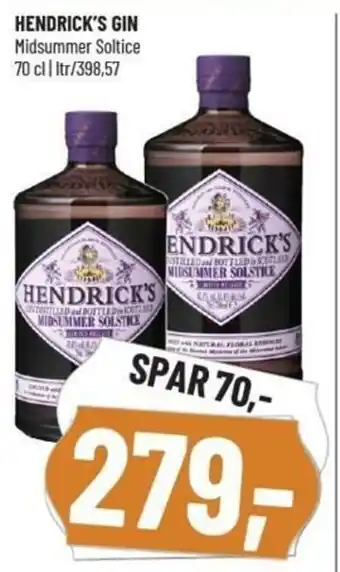 Løvbjerg Hendrick's Gin tilbud