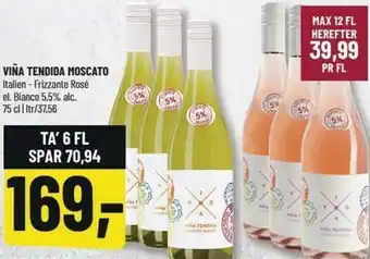 Løvbjerg Viña Tendida Moscato 75cl tilbud