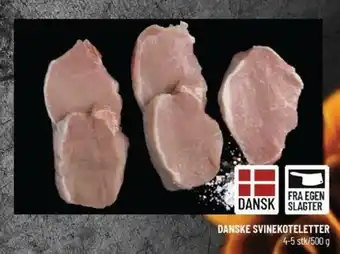 Løvbjerg Danske Svinekoteletter 500g tilbud