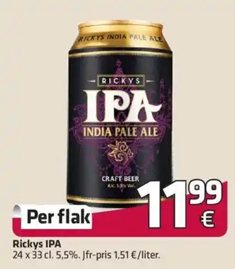 Fleggaard Rickys IPA tilbud