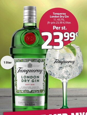 Fleggaard Tanqueray London Dry Gin tilbud