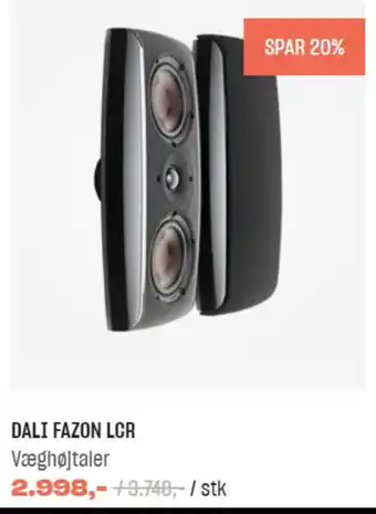 Hi-Fi Klubben Dali Fazon LCR tilbud