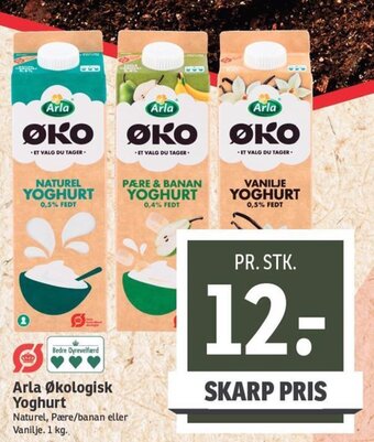 SPAR Arla Økologisk Yoghurt tilbud