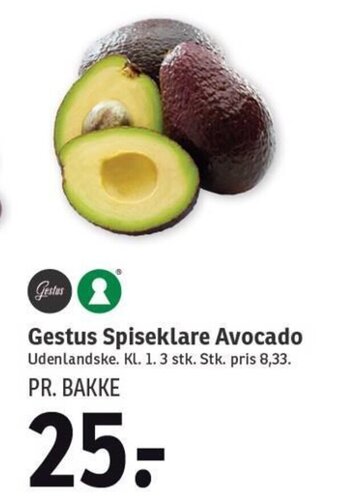 SPAR Gestus Spiseklare Avocado tilbud
