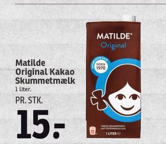 SPAR Matilde Original Kakao Skummetmælk tilbud