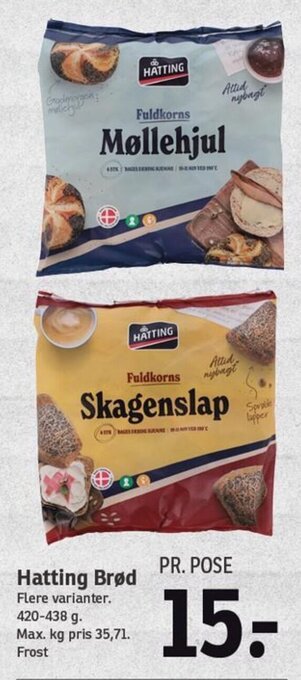 SPAR Hatting Brød tilbud