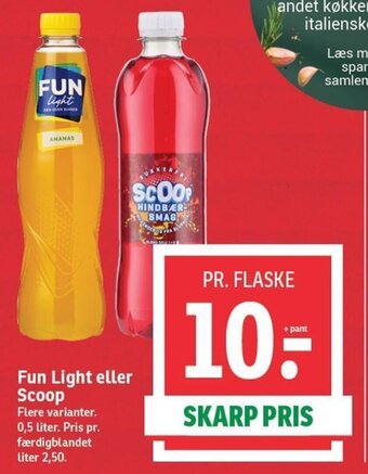 SPAR Fun Light Eller Scoop tilbud