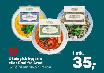 Kvickly Økologisk bygotto eller daal fra grød tilbud