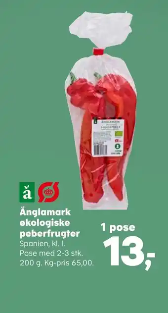 Änglamark økologiske peberfrugter