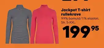 Kvickly Jackpot t-shirt rullekrave tilbud