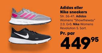 Kvickly Adidas eller nike sneakers tilbud