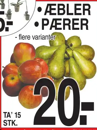 ABC Lavpris Æbler • pærer tilbud