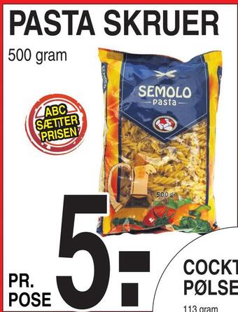 ABC Lavpris Pasta skruer tilbud