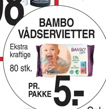 ABC Lavpris Bambo vådservietter tilbud