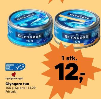 SuperBrugsen Glyngøre tun tilbud