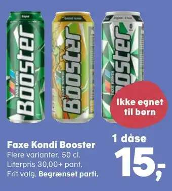 SuperBrugsen Faxe kondi booster tilbud