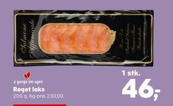 SuperBrugsen Røget laks tilbud