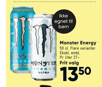Bilka Monster energy tilbud
