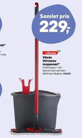 SuperBrugsen Vileda ultramax moppesæt* tilbud
