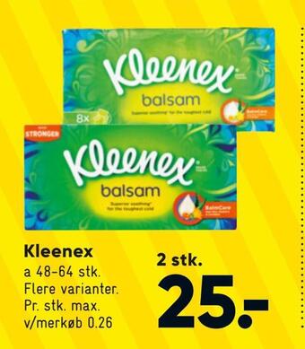 Bilka Kleenex tilbud
