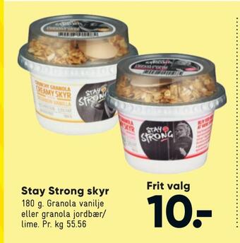 Bilka Stay strong skyr tilbud