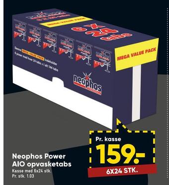 Bilka Neophos power aio opvasketabs tilbud