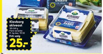 Bilka Klovborg skiveost tilbud
