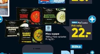 Bilka Mou suppe tilbud