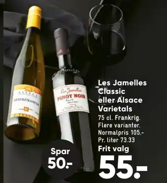 Les jamelles classic eller alsace varietals